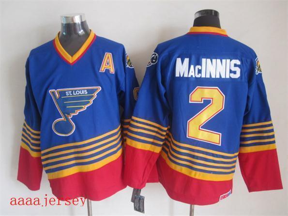 St. Louis Blues retro ice hockey jersey M-3XL 圣路易蓝调队复古冰球服 1