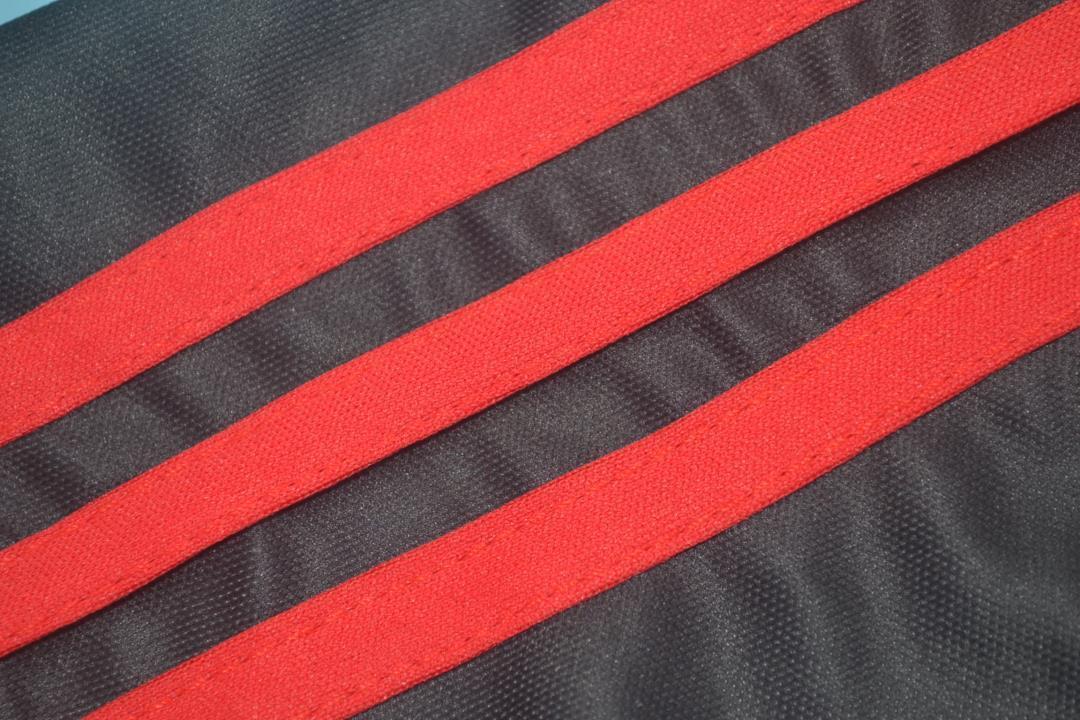 1990 Flamengo home red black 11