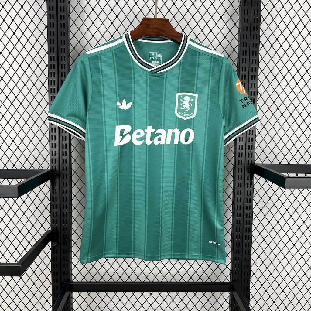 24-25 Aston Villa Green Special Edition T-Shirt AAAAJersey Supplier Yupoo