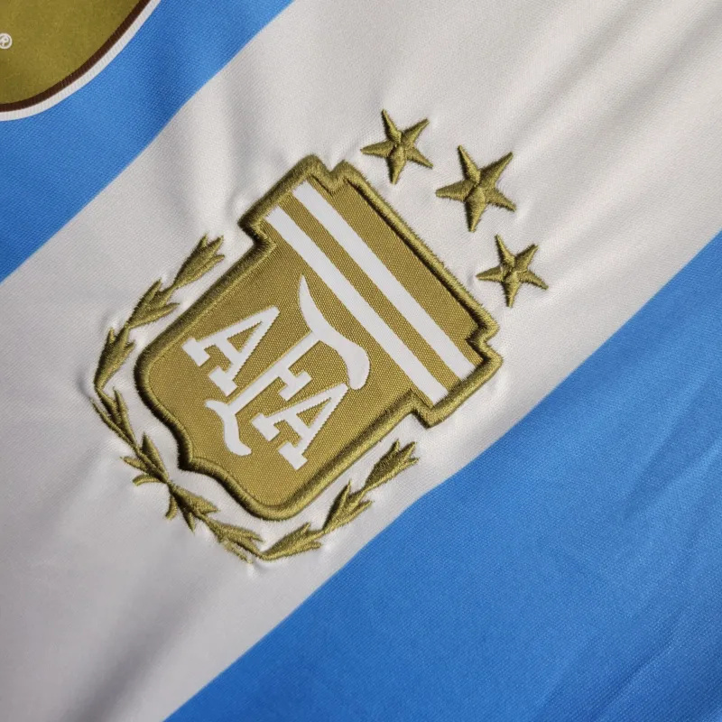 2024 Argentina Home Kit Long Sleeve Shirt Football AAAAJersey Supplier 3