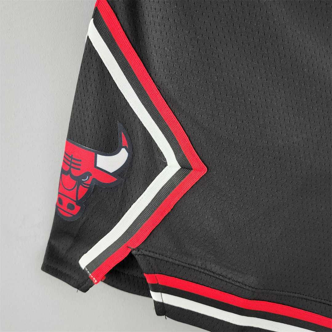 Chicago Bulls black NBA shorts 7