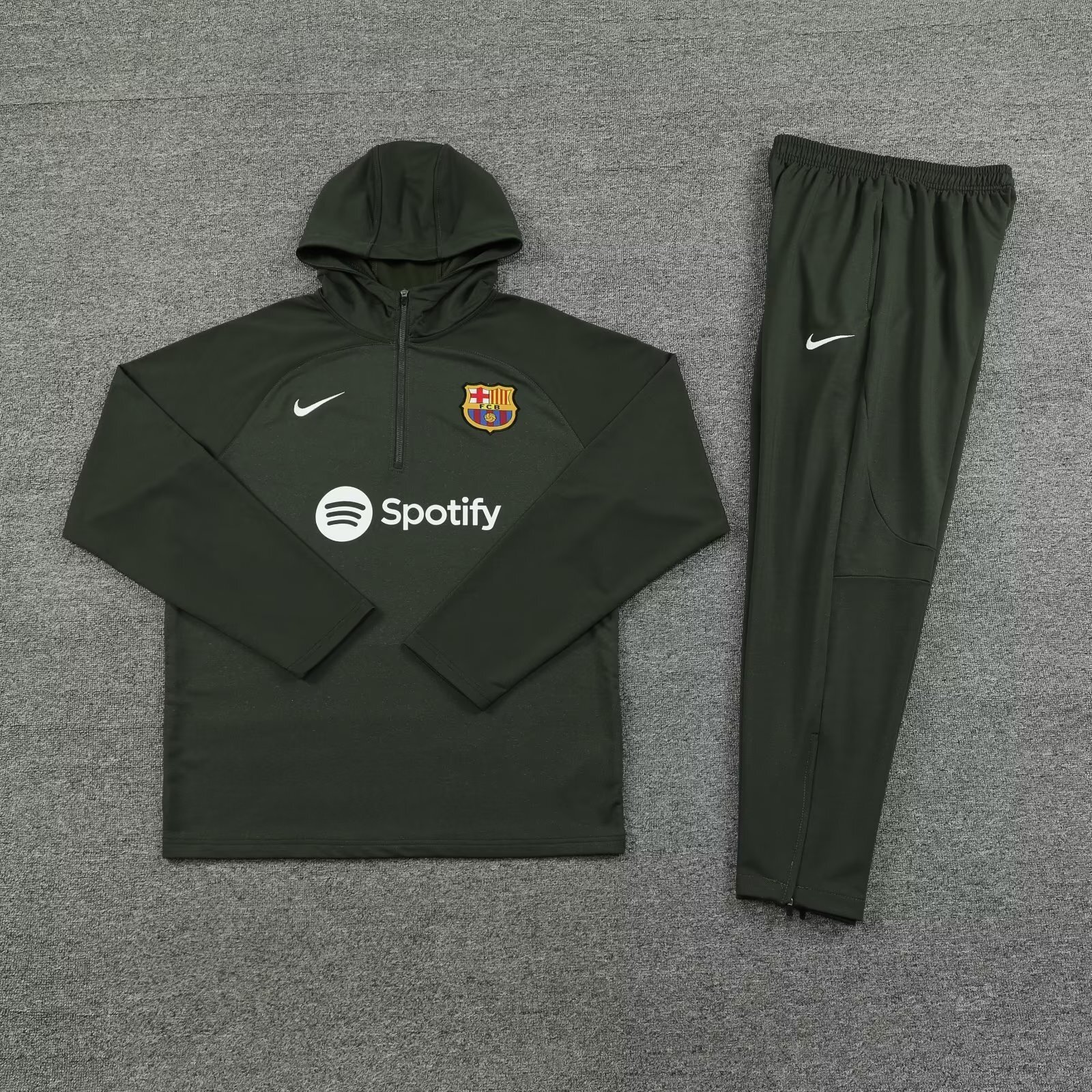 23-24 Barcelona Hoodie Long Sleeve Training Suit Yupoo 1