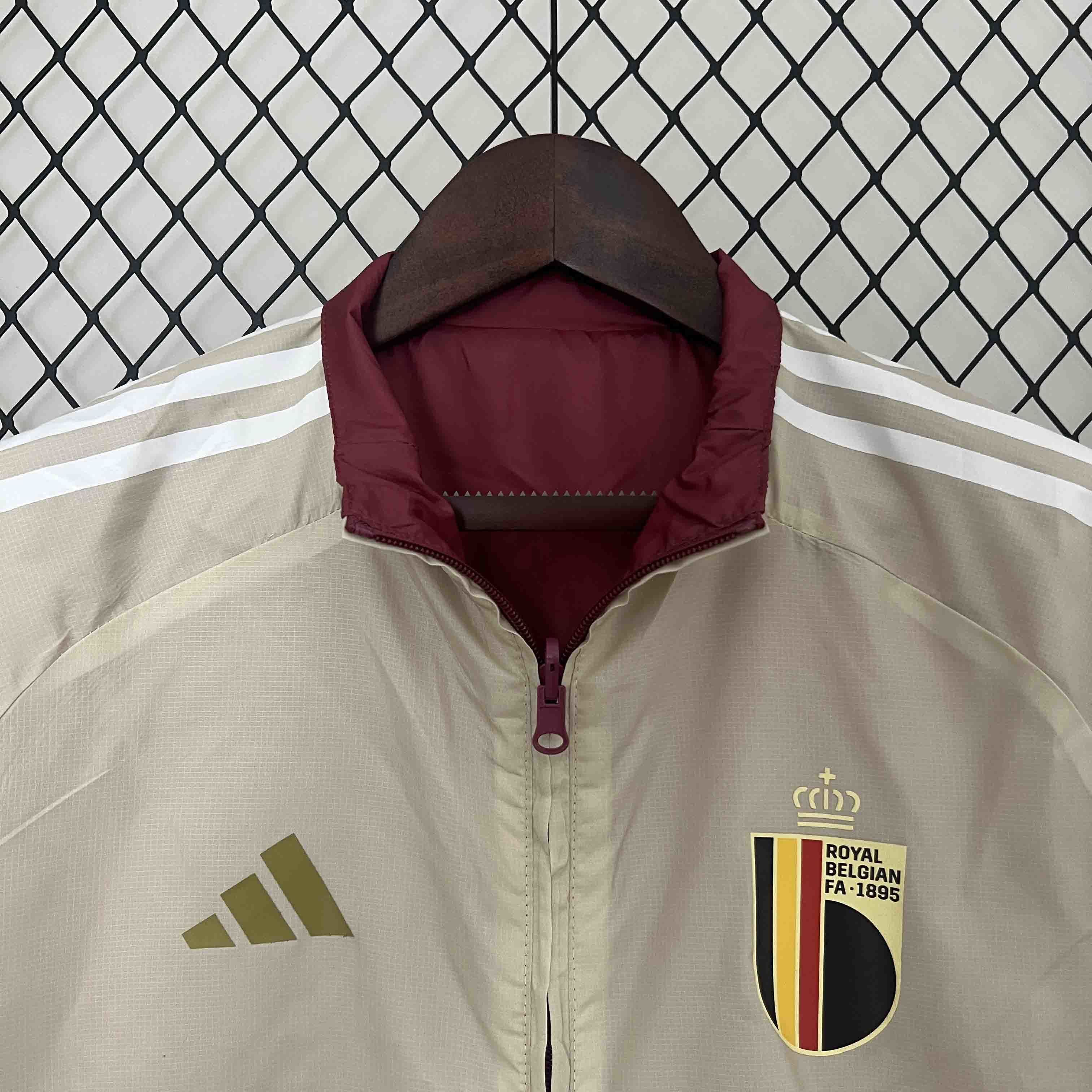 2024 Belgium Trench Coat Reversible Windbreaker Double-Sides Jacket AAAAJersey Supplier Yupoo 3