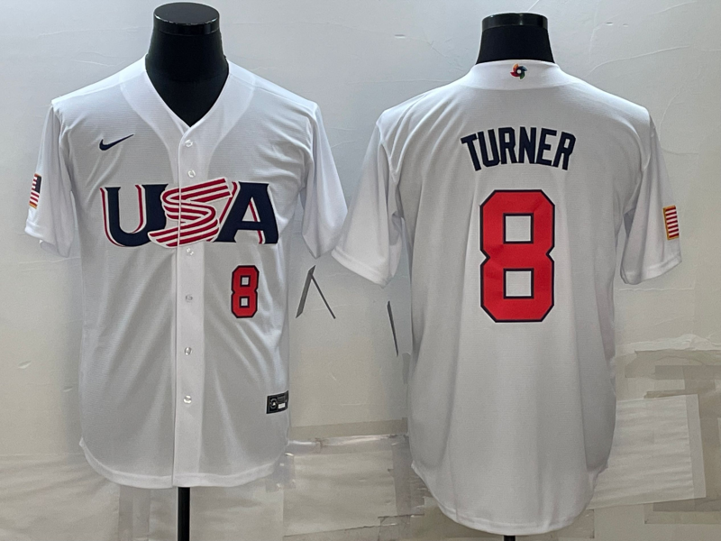 USA 2023 World Cup Baseball Jerseys 49