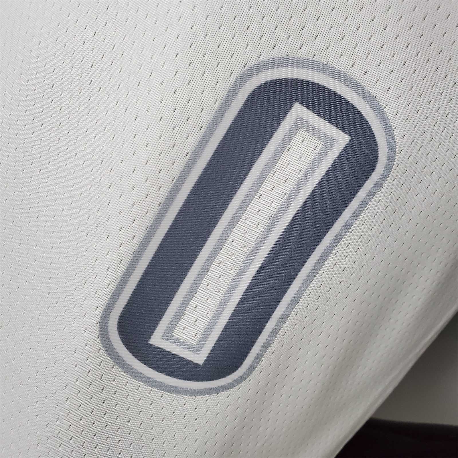 75th Anniversary 2202 Season Oklahoma City Thunder WESTBROOK#0 City Edition White NBA Jersey 5