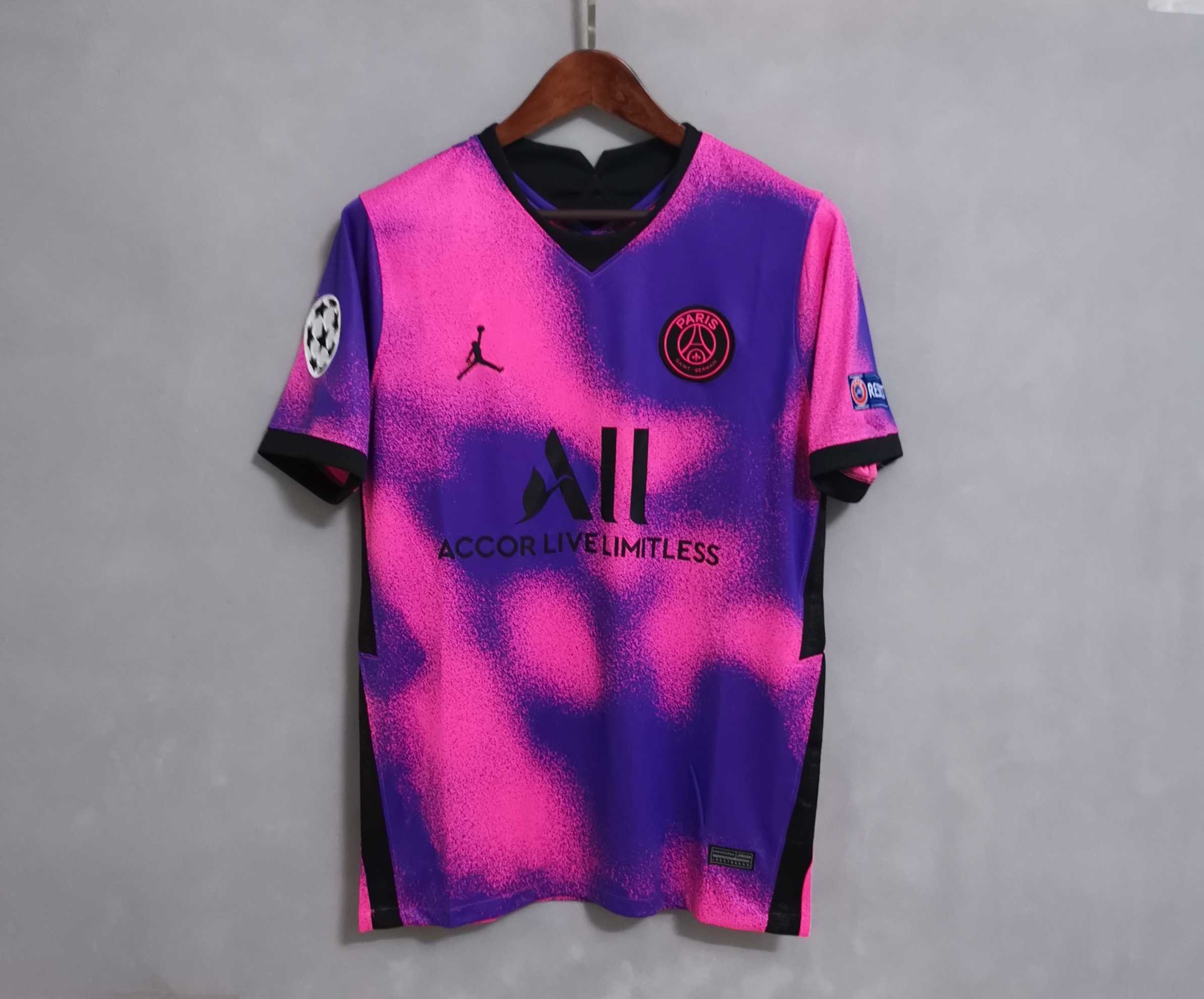 20-21 Jordan PSG fourth away purple 5