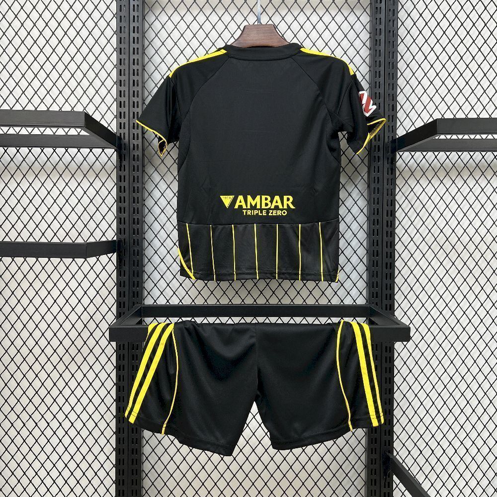 25-26 Real Zaragoza Away Kids Kit Soccer T-Shirt AAAAJersey Supply Yupoo 3