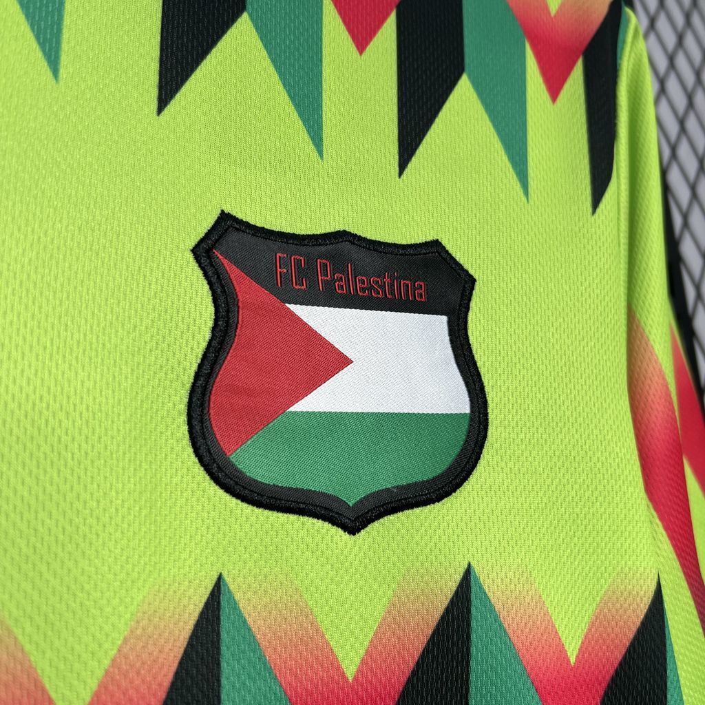 2024 CD Palestina x Hypepeace Green Kit Soccer Uniforms Football AAAAJersey Yupoo 5