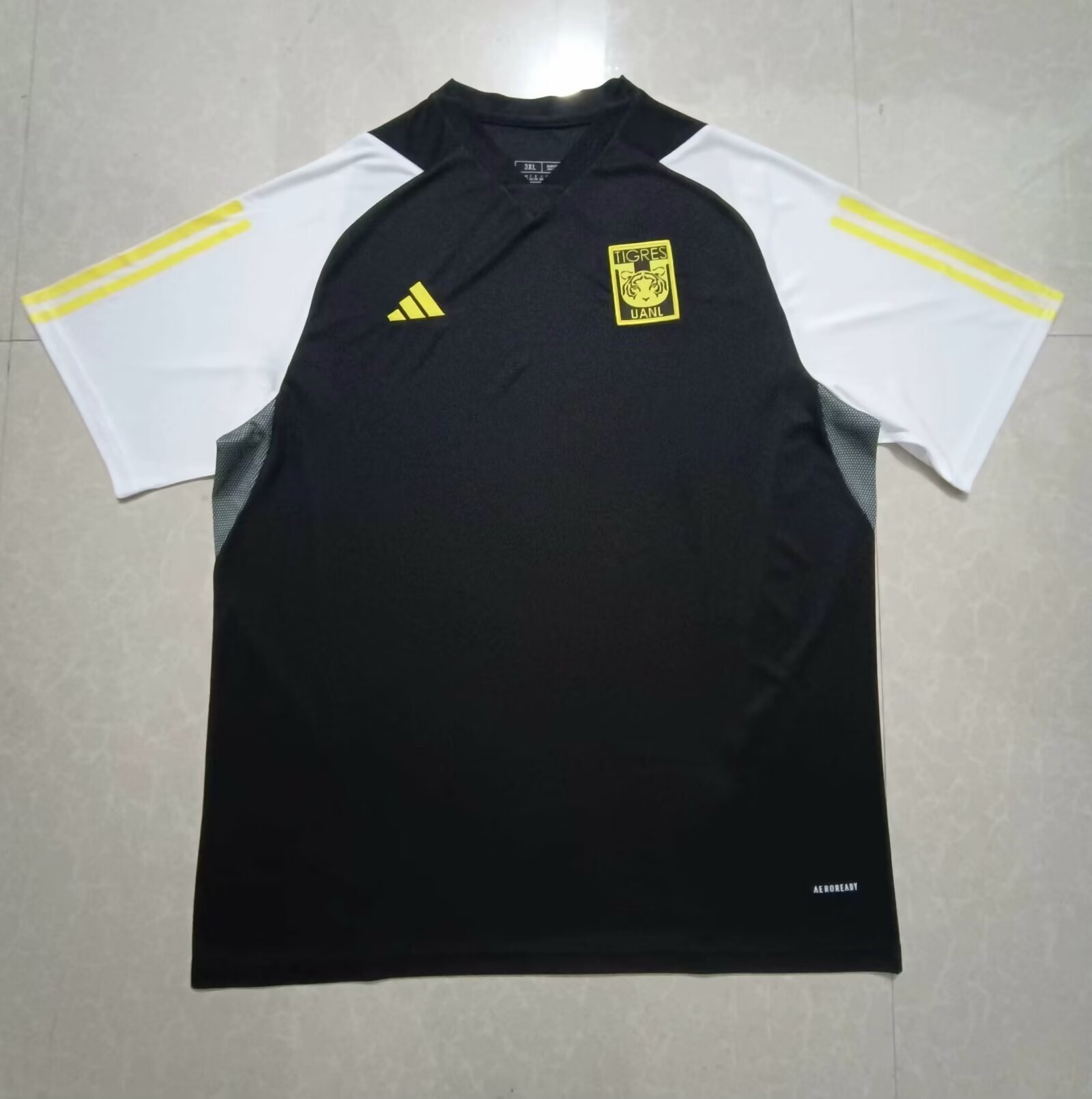 23-24 Tigres UANL Training Kit Black Shirt Soccer Jerseys Yupoo