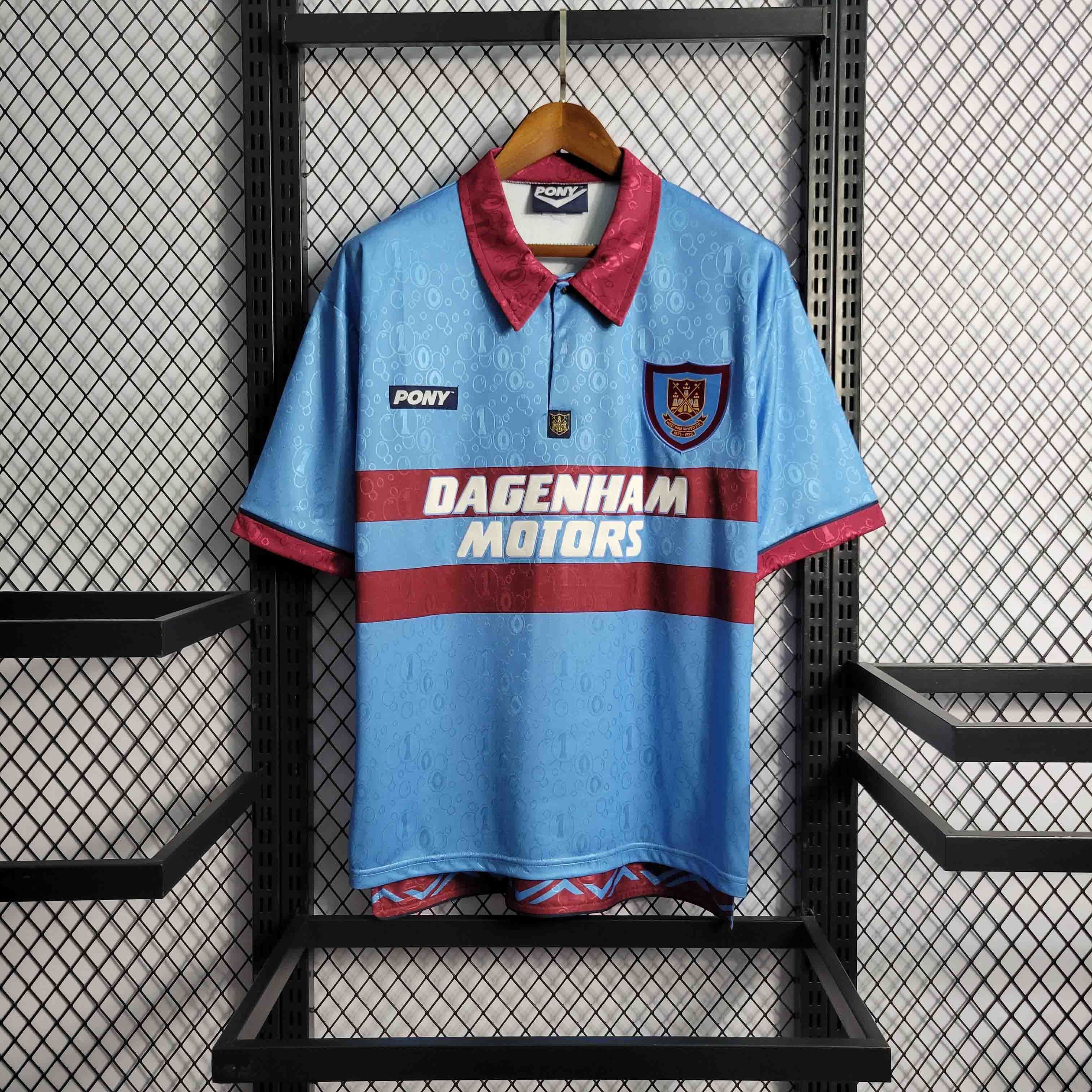 95-97 West Ham Away Retro Kit Vintage Shirt Sport AAAAJersey Yupoo