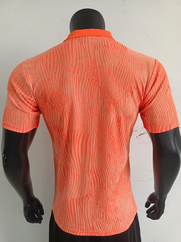 2025 Netherlands Orange Polo Kit Player Version Soccer AAAAJersey Yupoo 3