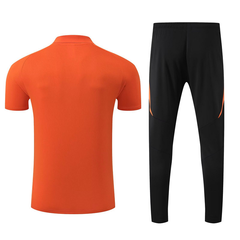 25-26 Colombia Orange POLO Training Kits Football Tracksuits 2