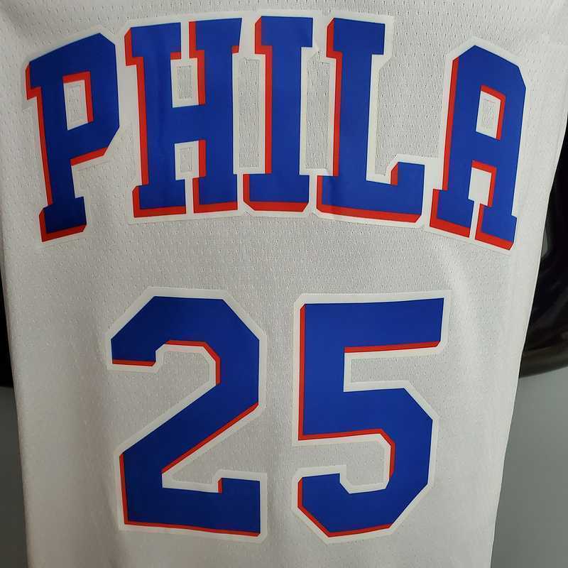 SIMMONS#25 Detroit Pistons white 1