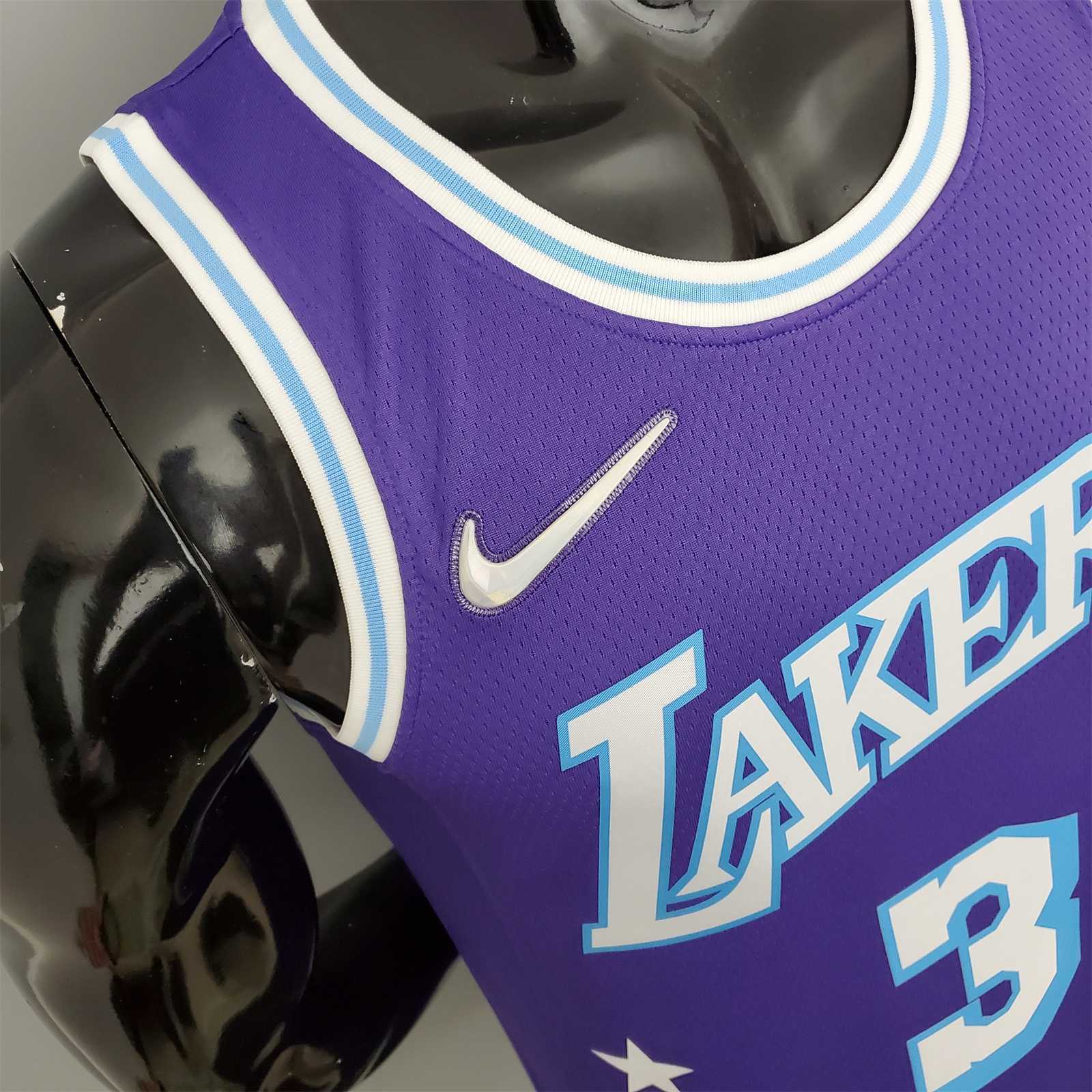 2022 75th Anniversary Davis #3 Lakers City Edition Purple 3