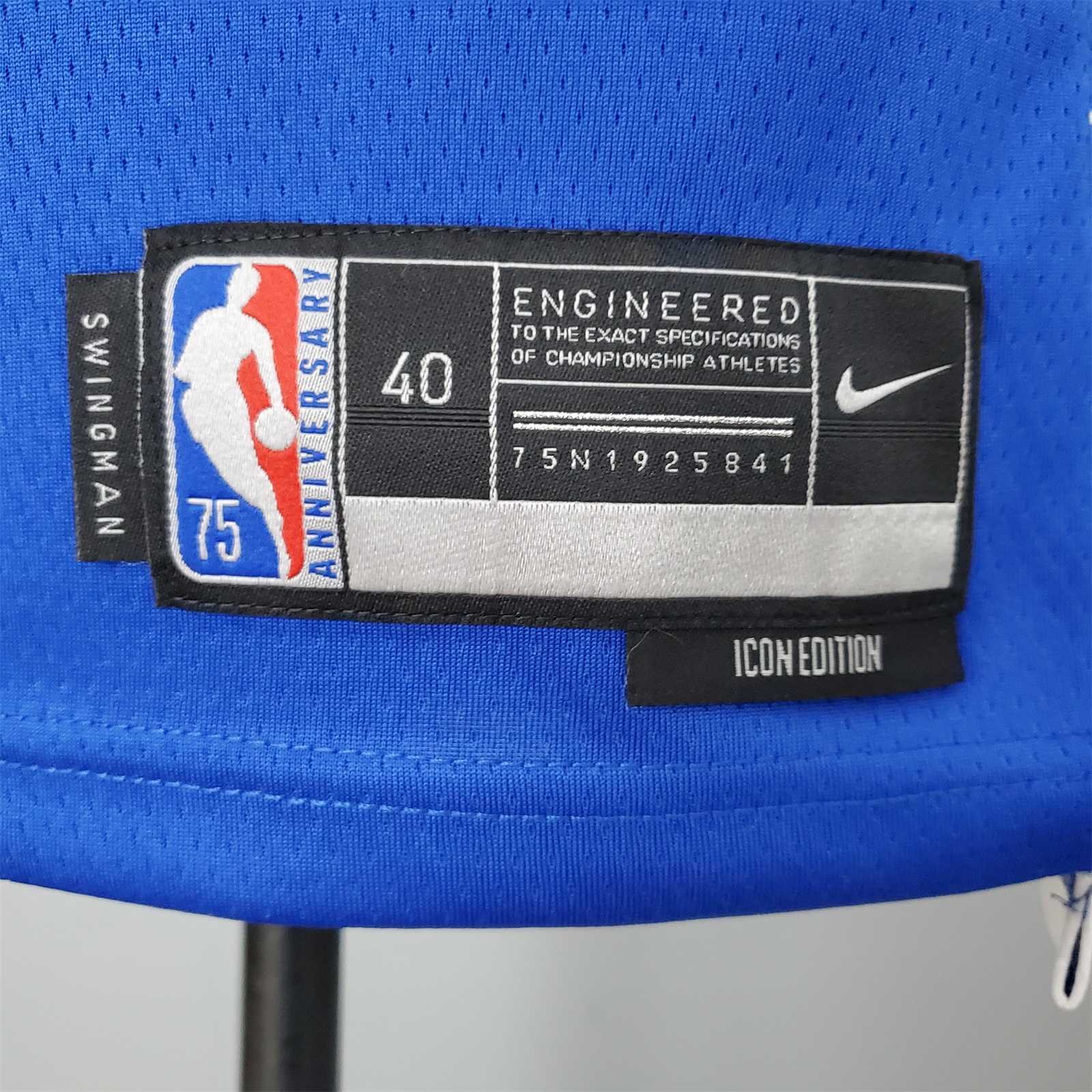 75th Anniversary Curry #2974 Warriors Blue 7