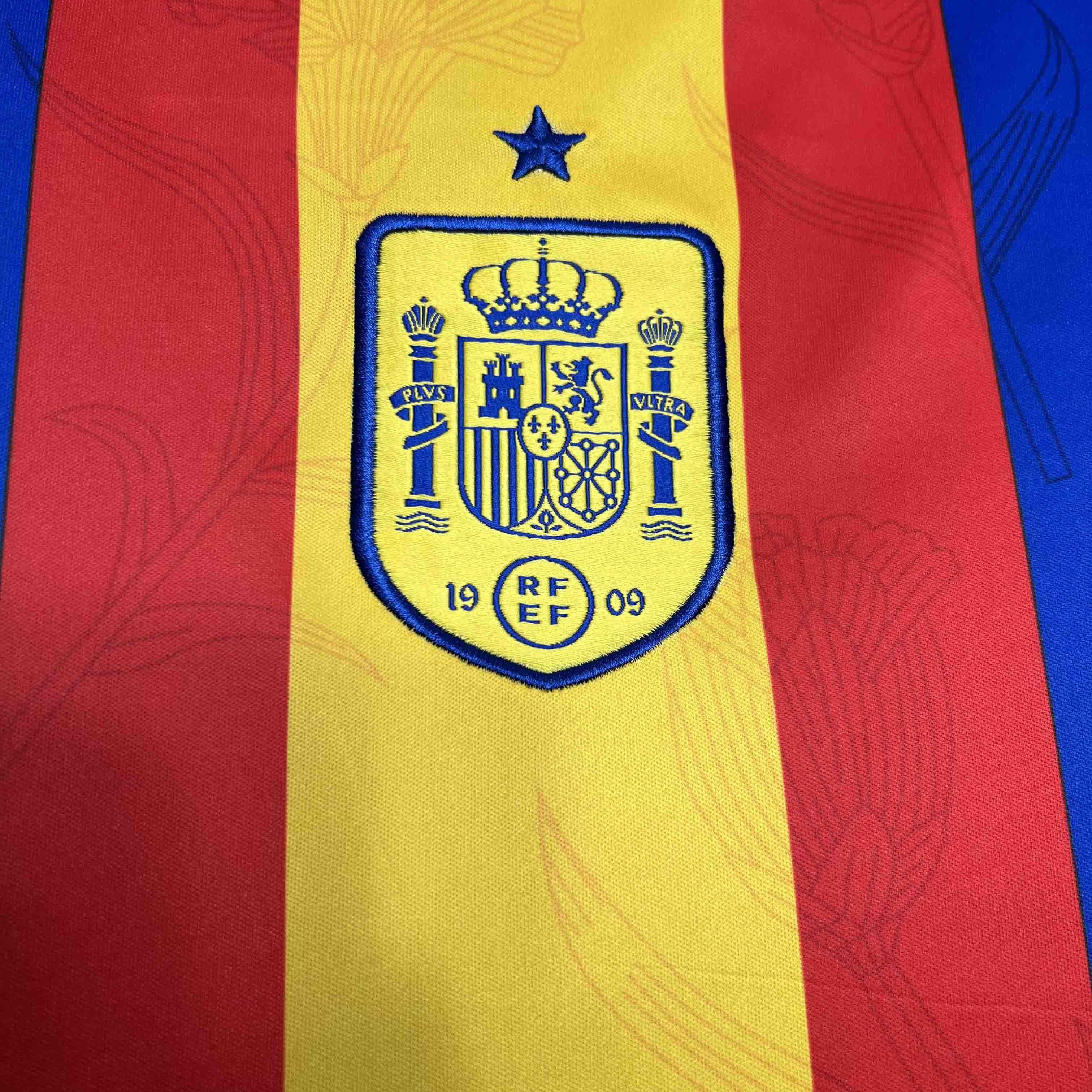 2024 Spain Pre-match Training Kit Football Uniform AAAAJersey Supplier Yupoo 4