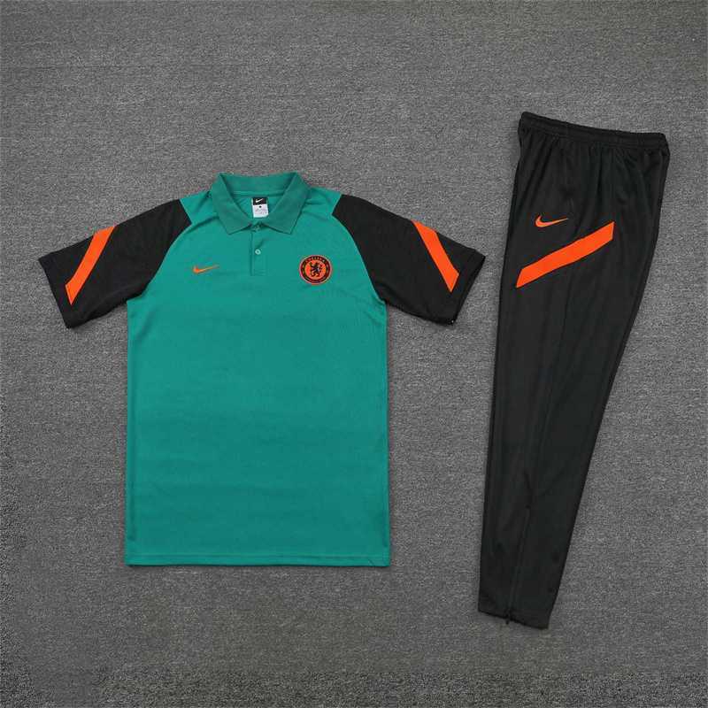 Polo Chelsea green orange webbing 18