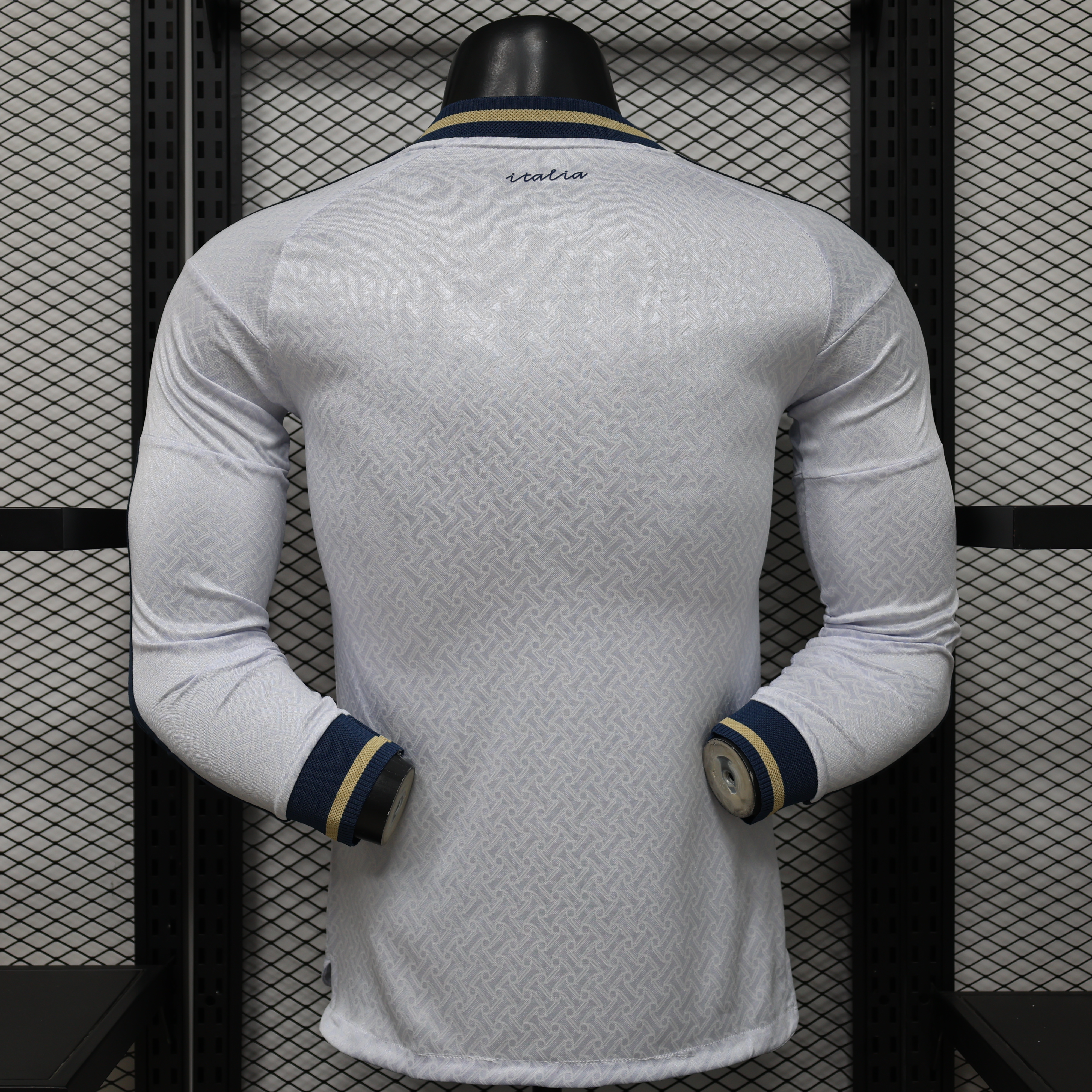 2026 Italy Away Mens Kit Football Player Version Long Sleeve Shirt AAAAJersey Supply Yupoo 9 5