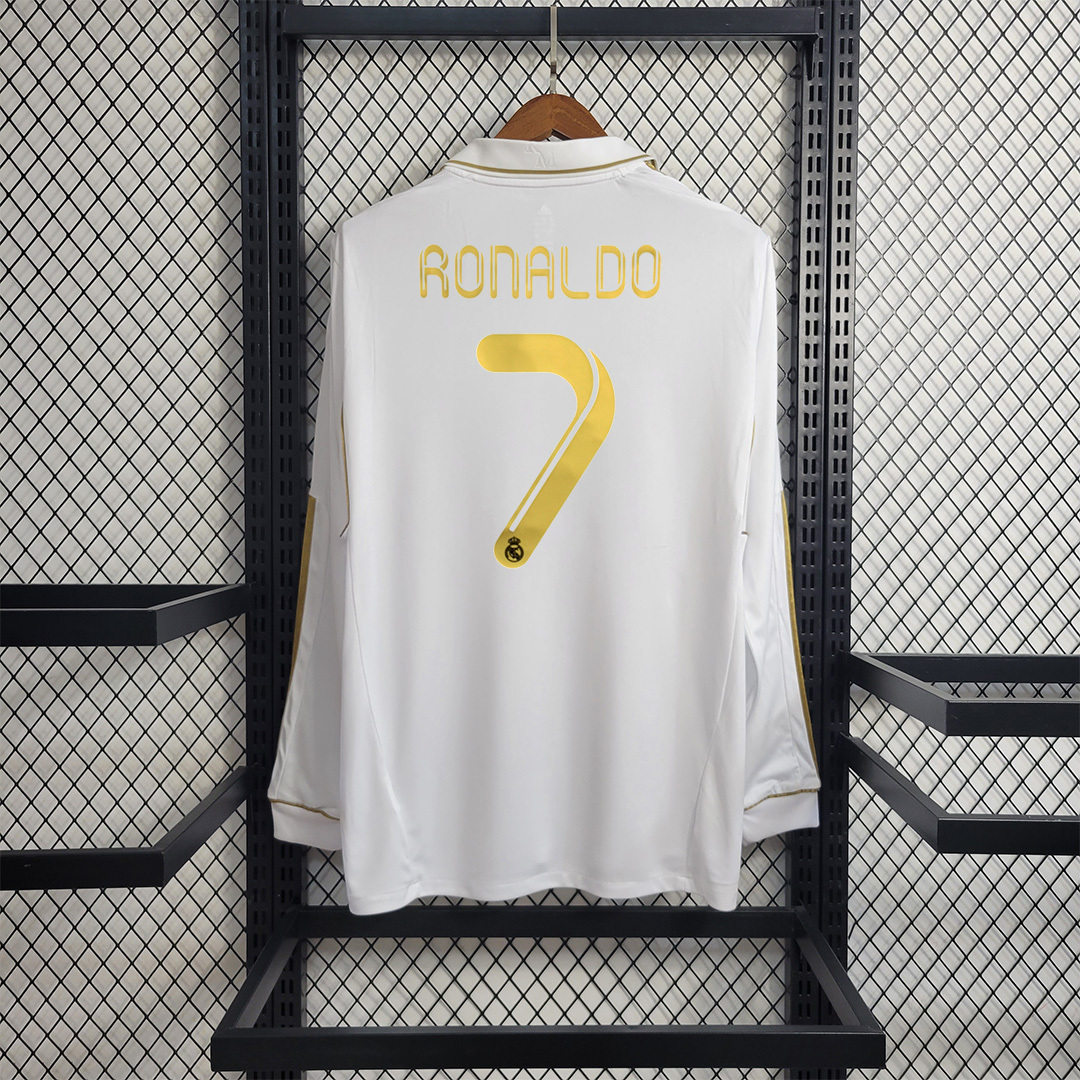 11-12 Real Madrid home long sleeve 6