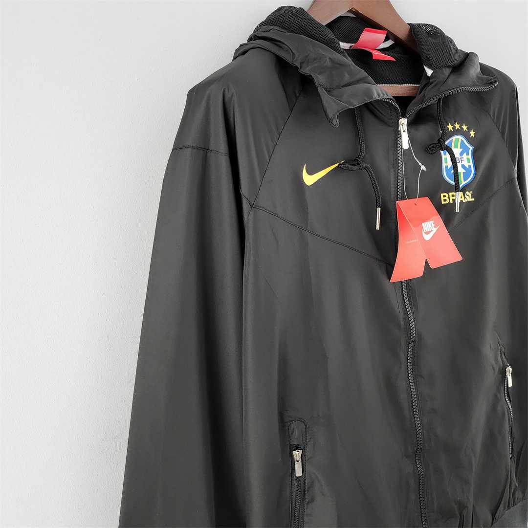 2022 Brazil black windbreaker 5
