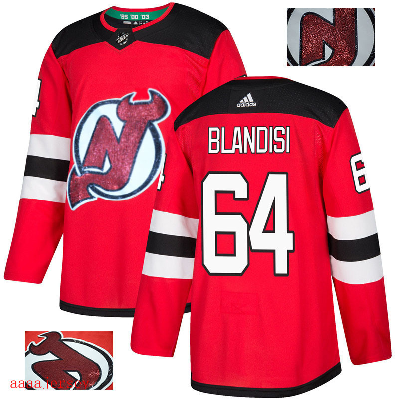 2018 New Jersey Devils Ice Hockey jersey M-3XL 新泽西魔鬼队时尚亮片款冰球服 19