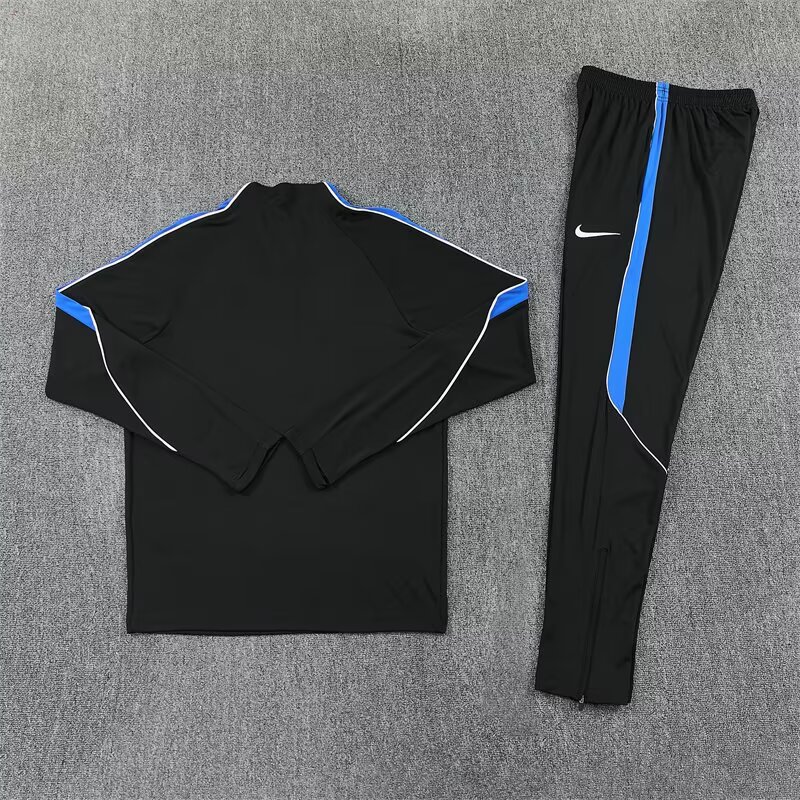 26-27 Atlético Madrid Mens Kit Black Half Pull Training Suit Yupoo 7 4