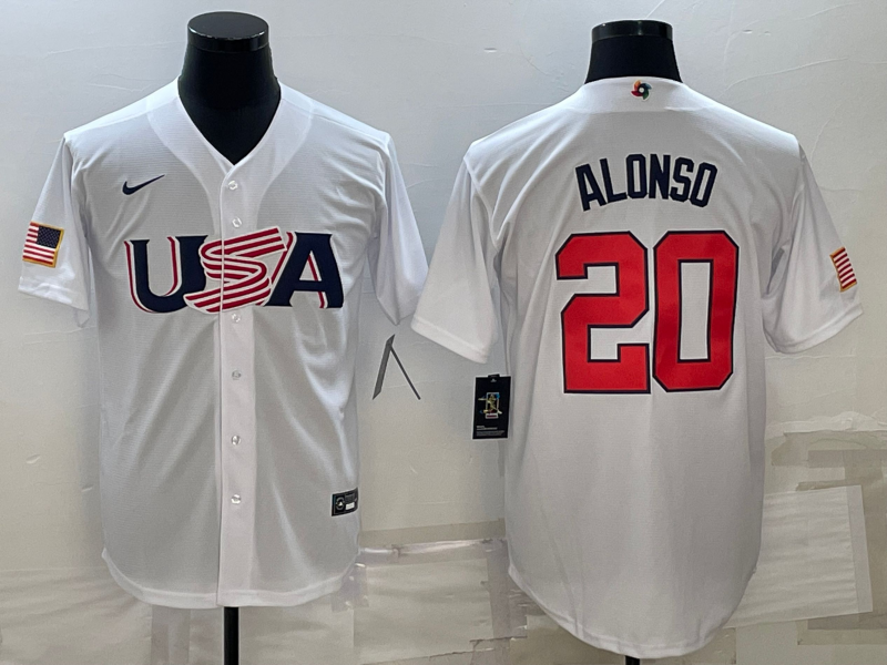 USA 2023 World Cup Baseball Jerseys 44