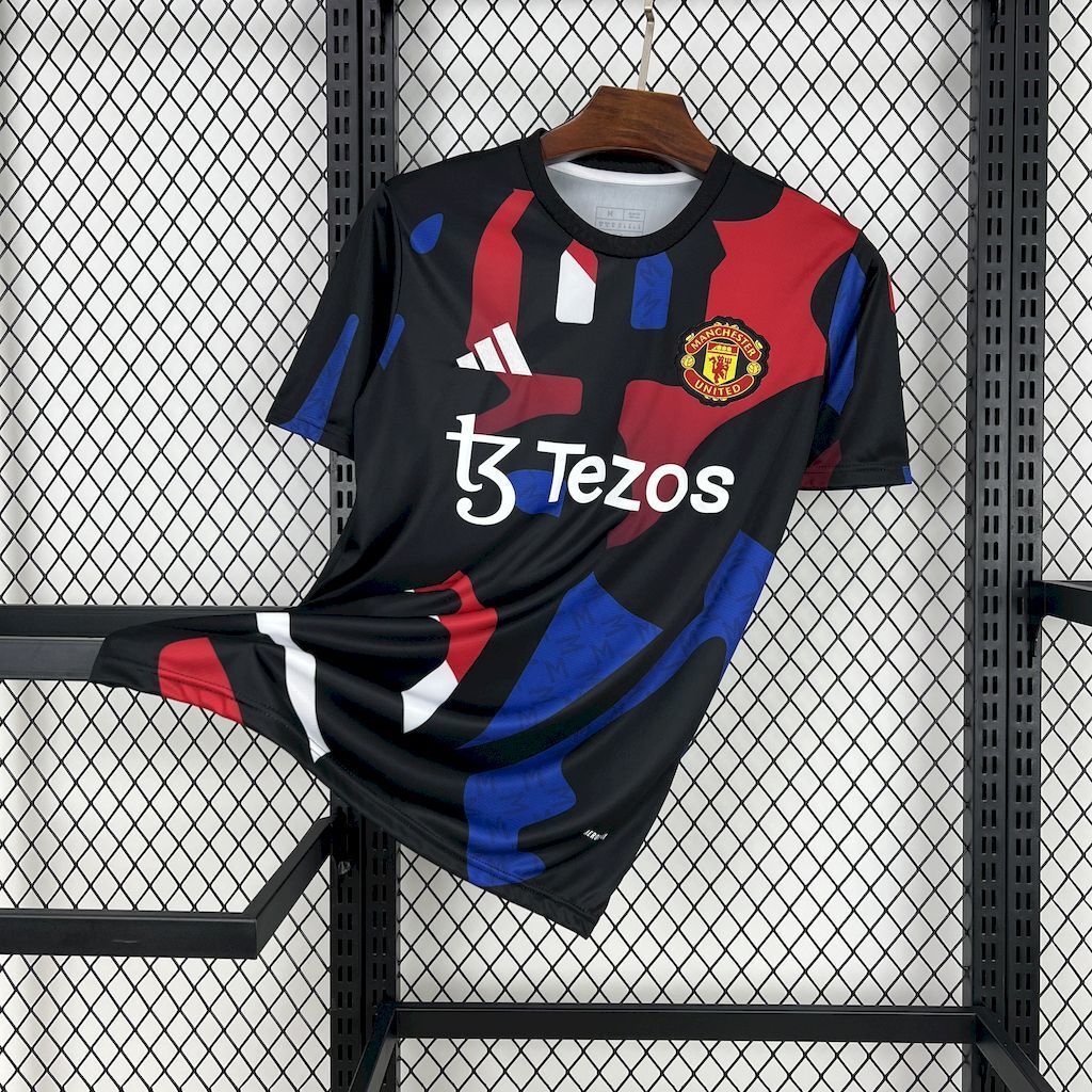 24-25 Manchester United Training Shirt Football Uniforms AAAAJersey Supplier Yupoo