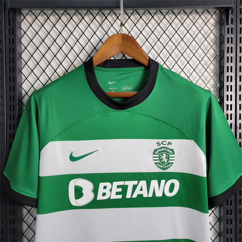 23-24 Sporting Lisbon Home Shirt Football Jerseys Yupoo 2