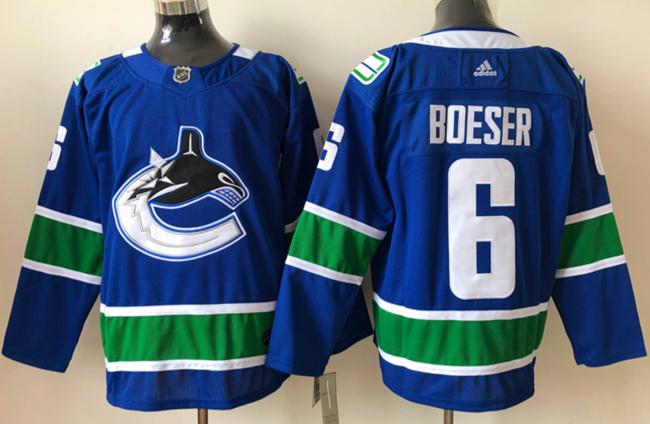 Vancouver Canucks ice hockey jersey M-3XL 温哥华加人队冰球服 1