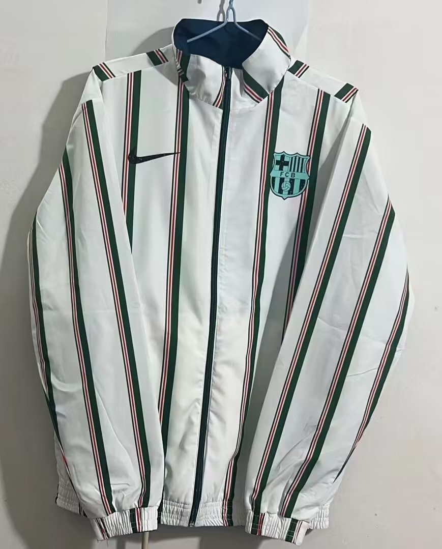 23-24 Barcelona Both Windbreaker Jackets Yupoo 3
