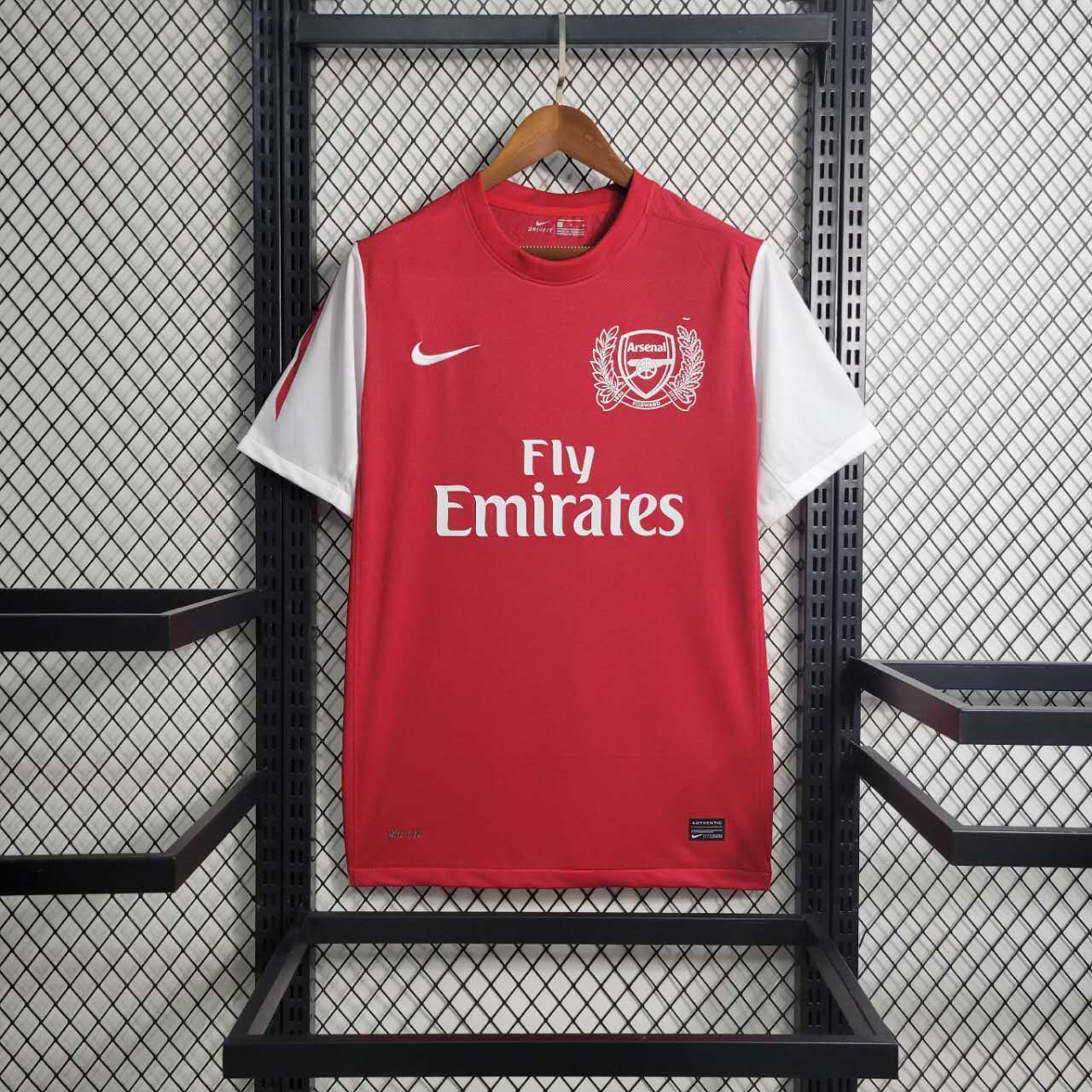 11-12 Retro Arsenal 125th Aniversary Home S-XXL Cheap Soccer Jerseys