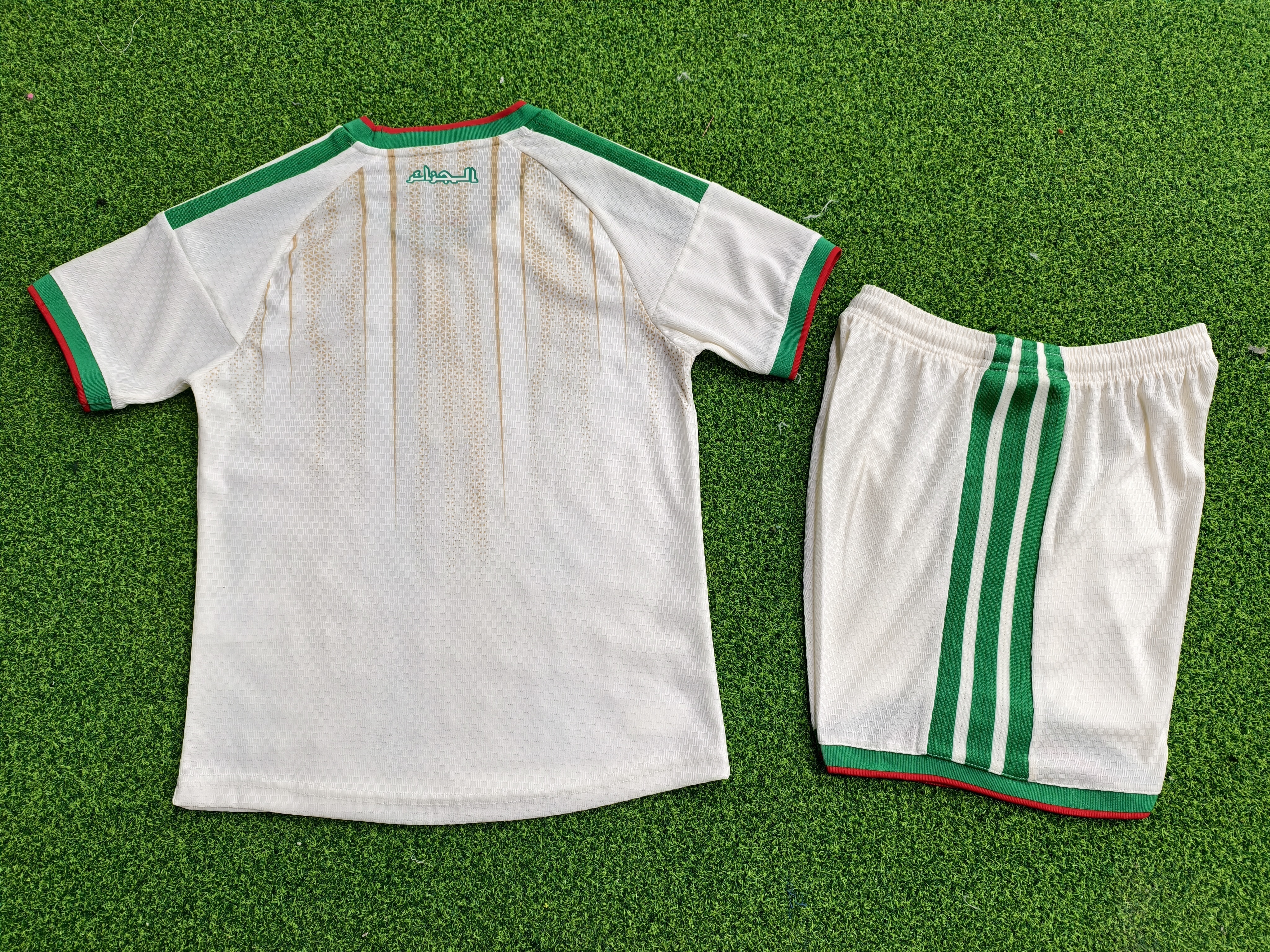 World Cup 2026 Algeria Home Kids Kit Soccer Player Version Children Sets AAAAJersey Supply Yupo 1