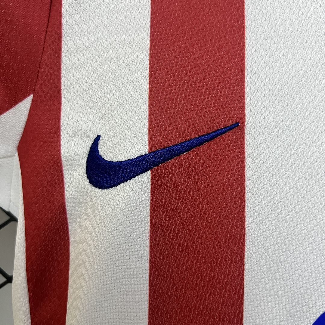 25-26 Atletico Madrid Home Kid Kits Youth Apparels AAAAJersey Dropship Yupoo 5