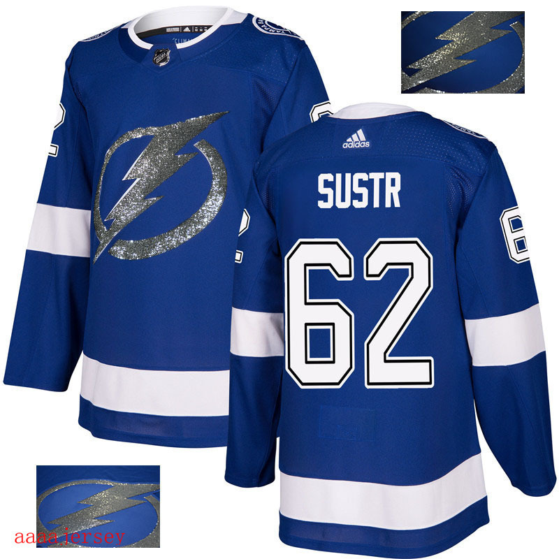2018 Tampa Bay Lightning ice hockey jersey M-3XL 坦帕湾闪电队时尚亮片款冰球服 3