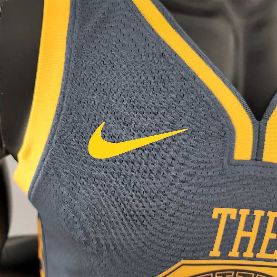 2018 KUMINGA#00 Golden State Warriors Grey NBA Jersey 6