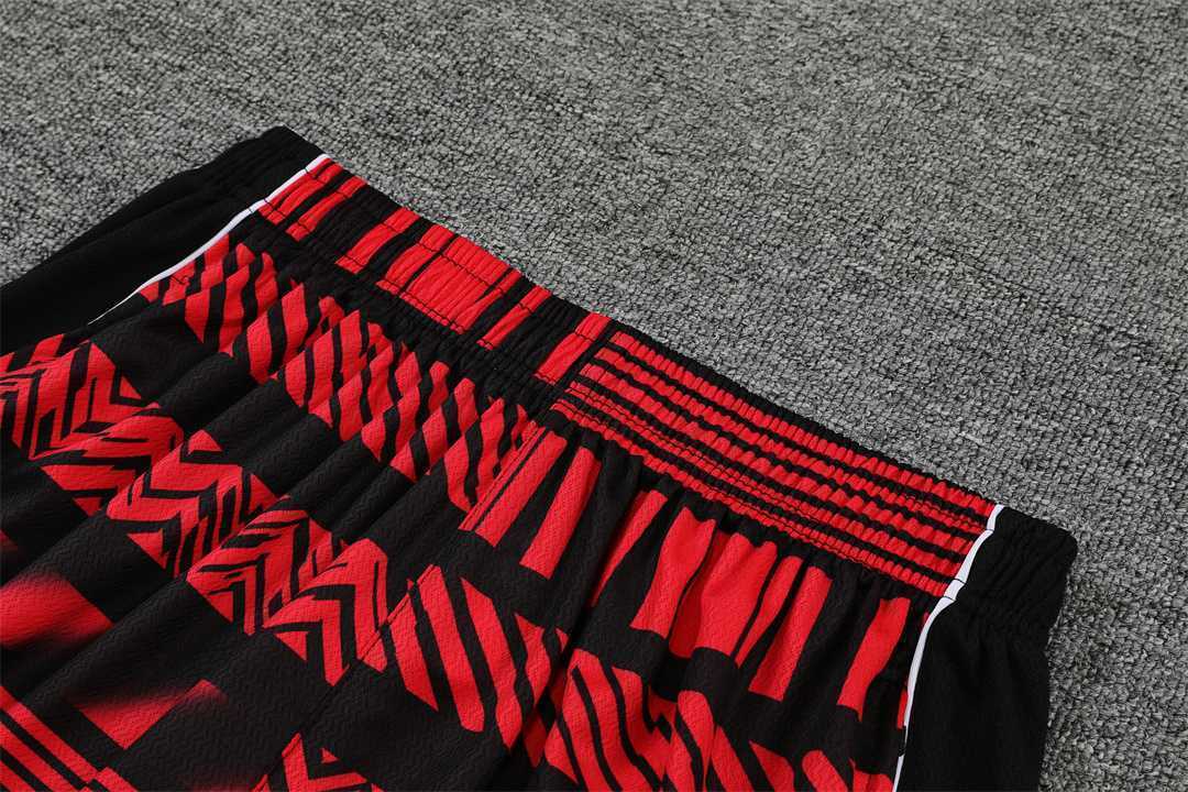 22-23 AC Milan Training Short Sleeve Kit Black 12