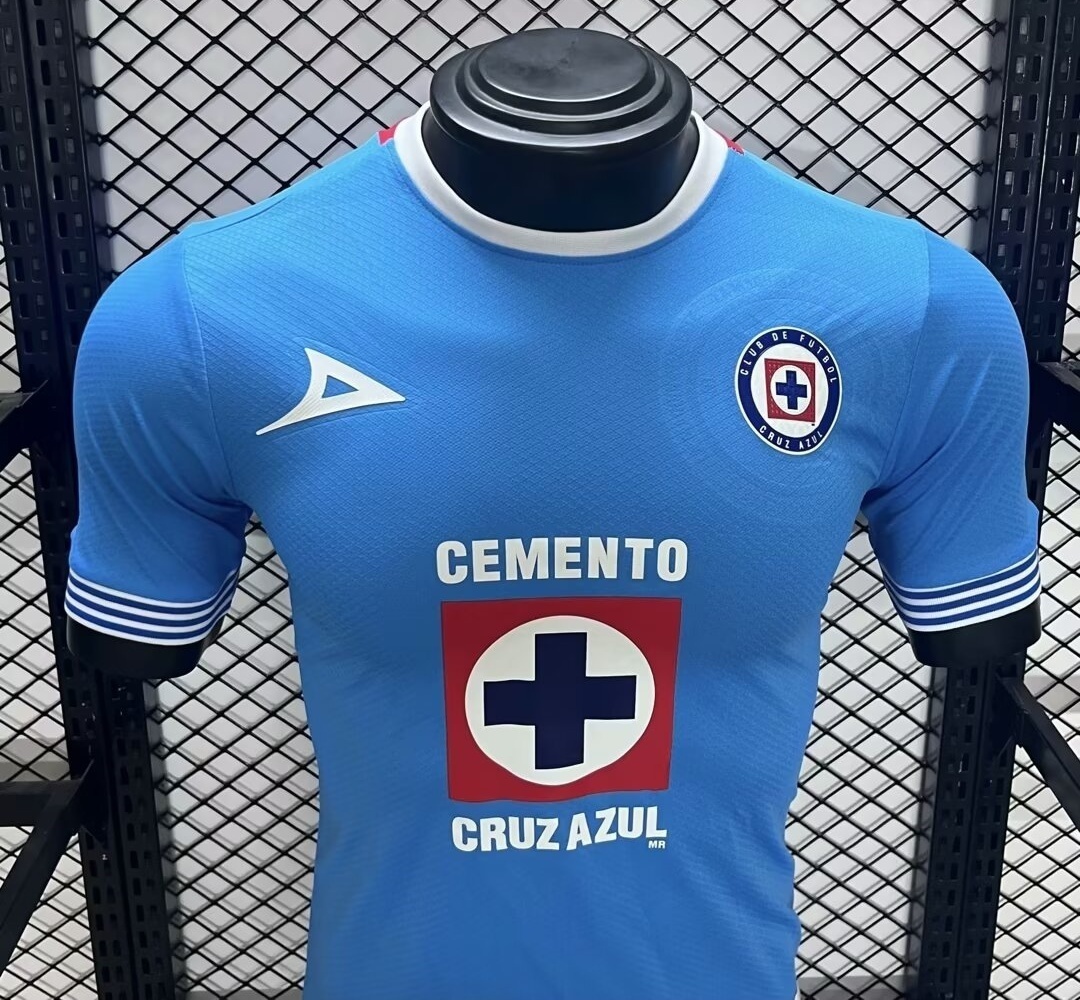 24-25 Cruz Azul Home Kit Player Version Shirt Soccer AAAAJersey Yupoo 2