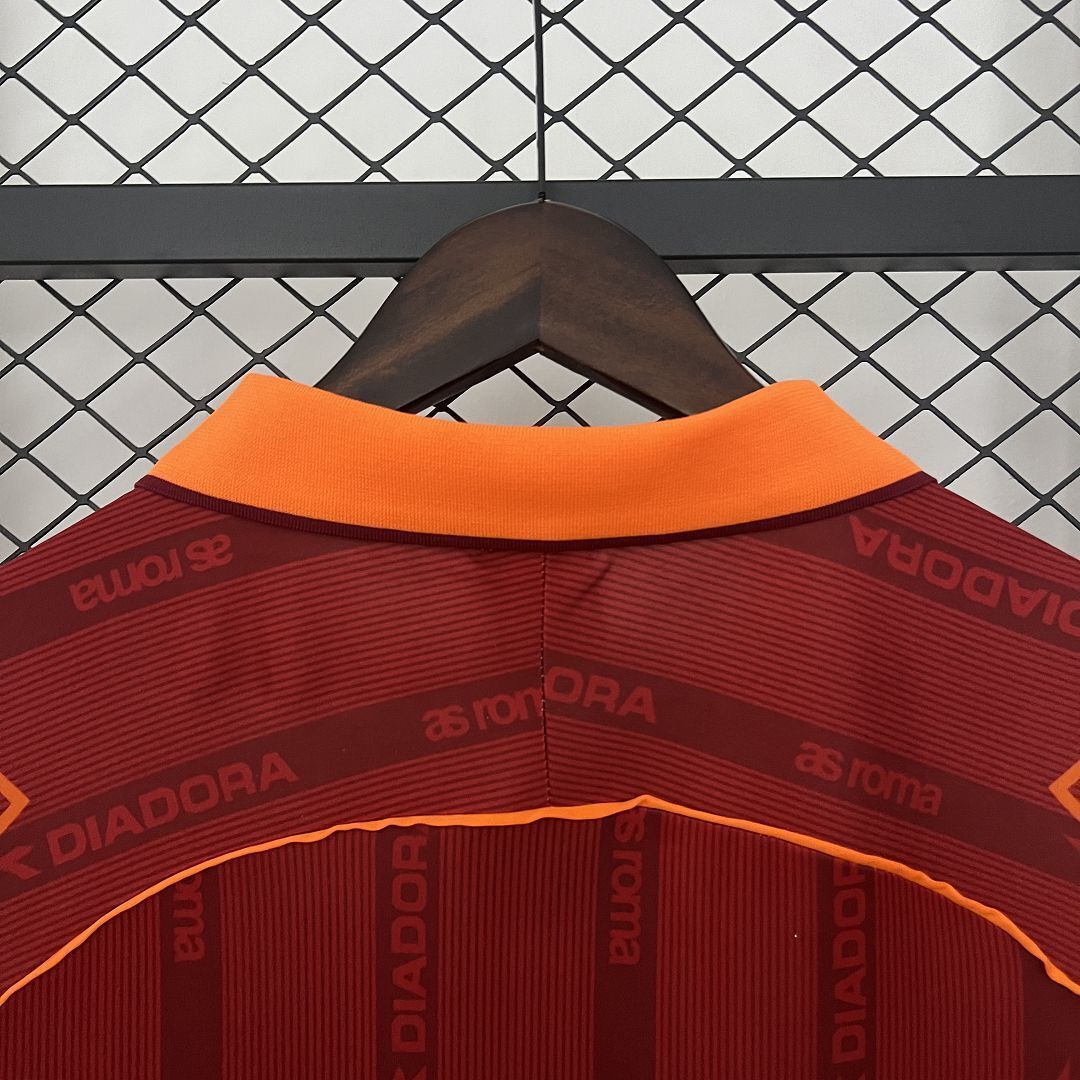 99-00 Roma Home Retro Kit Vintage Shirt AAAAJersey Dropship Yupoo 2