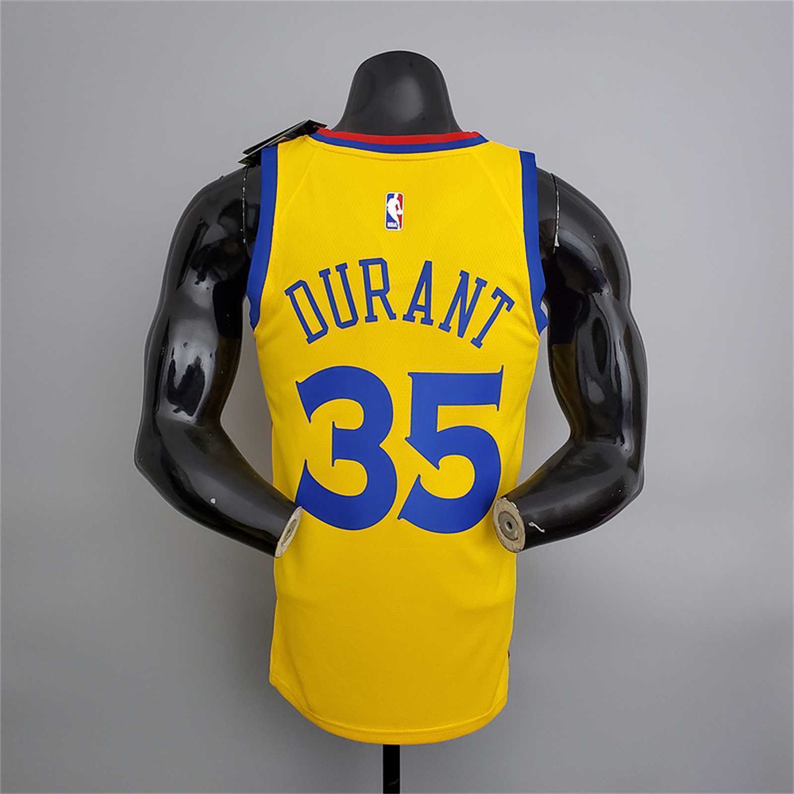 2018 Durant#35 Chinese Dragon Robe Yellow 7