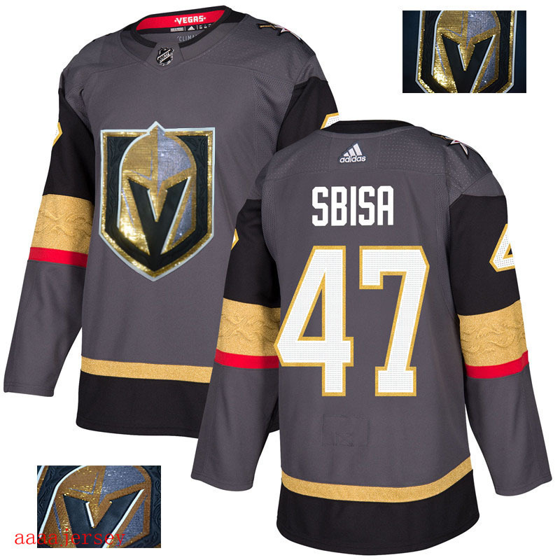2018 Vegas Golden Knights ice hockey jersey M-3XL 维加斯金骑士队时尚亮片款冰球服 23