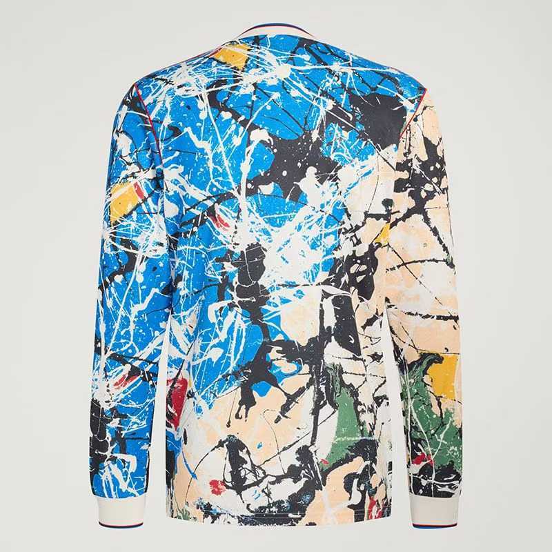 25-26 Manchester United Long Sleeve Special Edition x Stone Roses AAAA Jersey Supply Yupoo 3