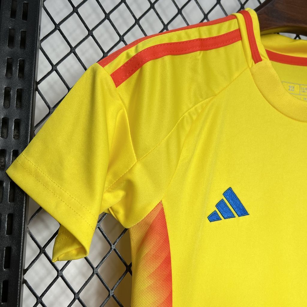 2024 Colombia Home Kid Kits Children Sets Football Replicas Yupoo 3