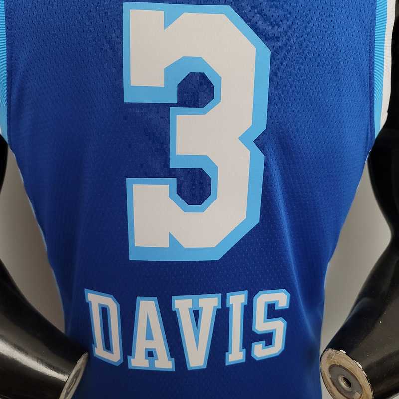 Retro night DAVIS #3 Lakers blue 6