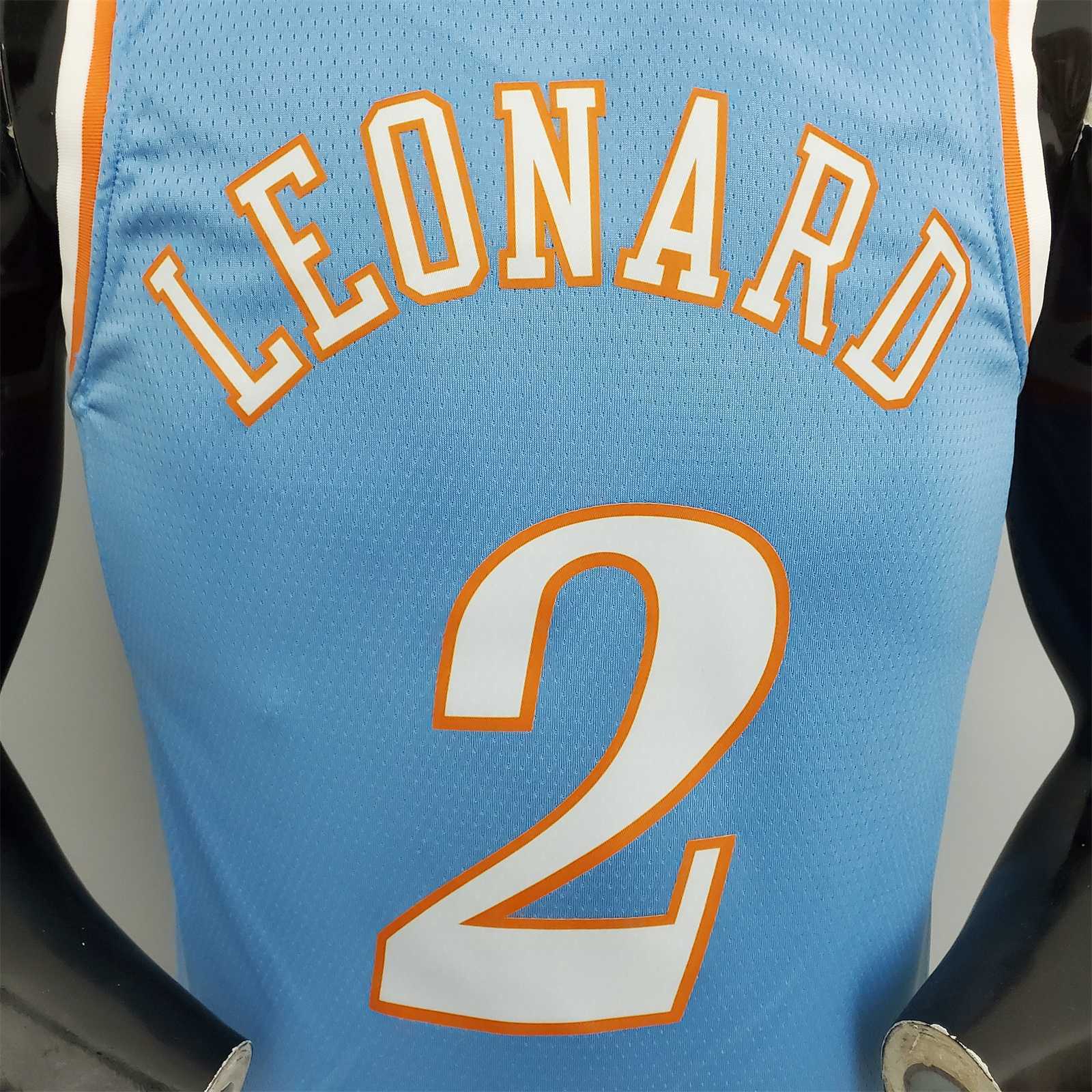 2022 season Leonard #2 Clippers City Edition Blue 5
