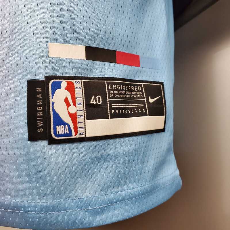 New Miami Heat WADE #3 City Edition Pink Blue Gradient Color 1