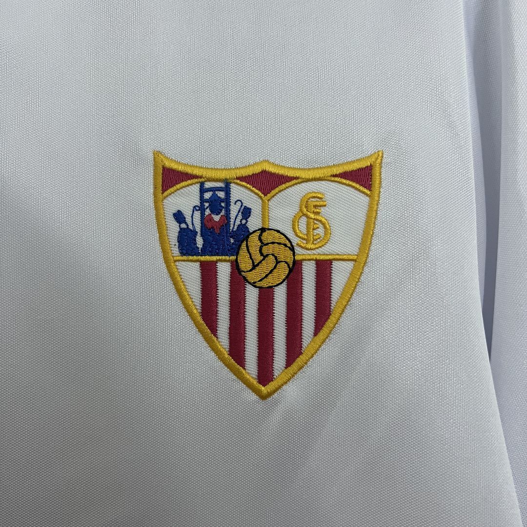 87-90 Sevilla Home Retro Kit Vintage Shirt AAAAJersey Dropship Yupoo 1