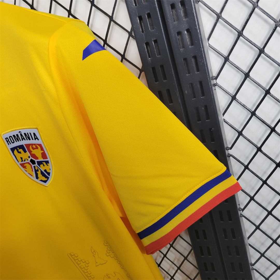 2024 Romania Home Kit UEFA Euro Shirt Best Jerseys Supplier 1