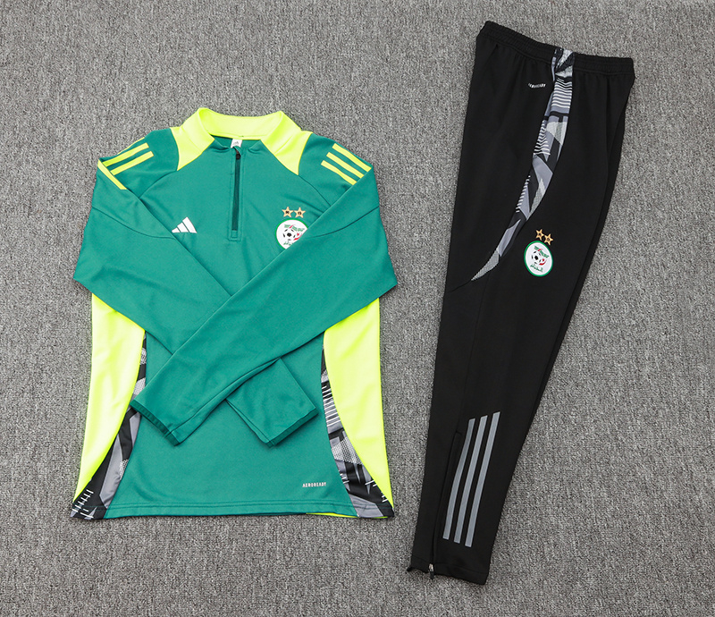 2024 Algeria Long Sleeve Training Suit Football Shirts 1