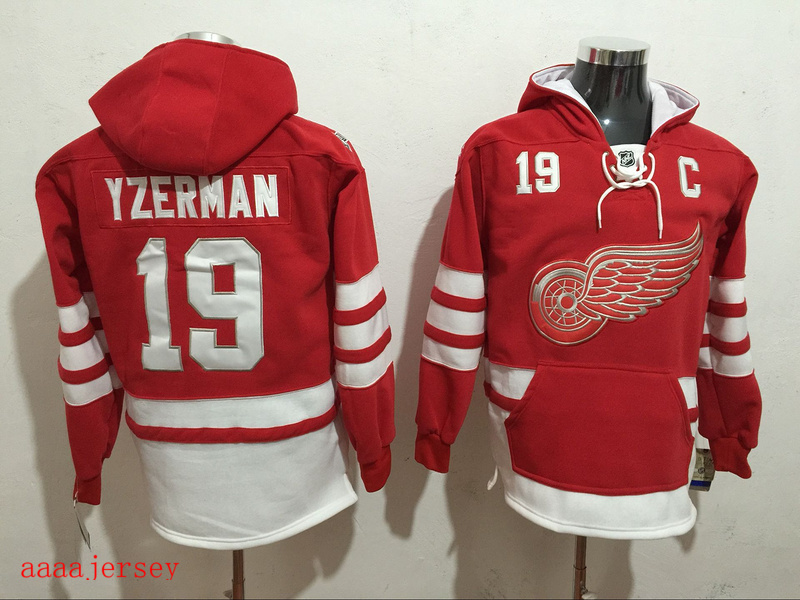 Detroit Red Wings hoodie ice hockey jersey M-3XL 底特律红翼队帽衫冰球服 2